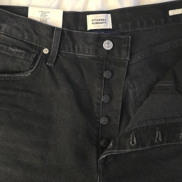 Citizens of Humanity Jolene High Rise Straight in Stormy - Picture 6 of 16